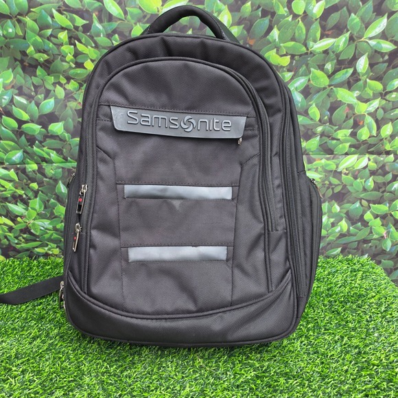 Samsonite Other - Samsonite Laptop Backpack Black Ballistic Nylon Tech Travel Bag Luggage Strap